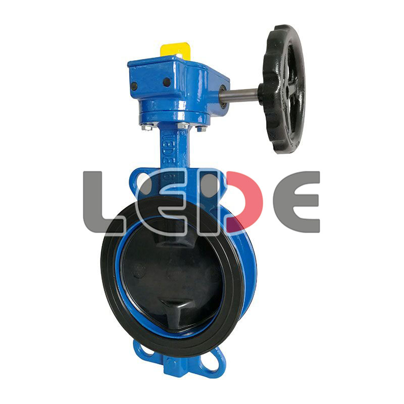 自密封手(shou)動裝置對夾蝶(dié)閥