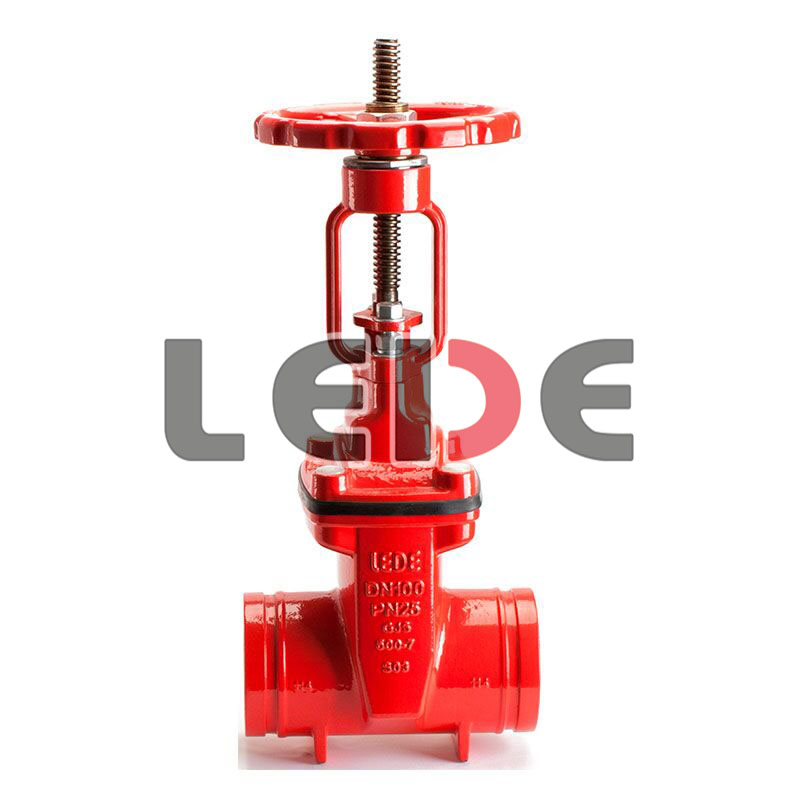 明杆軟密(mì)封溝槽閘閥a